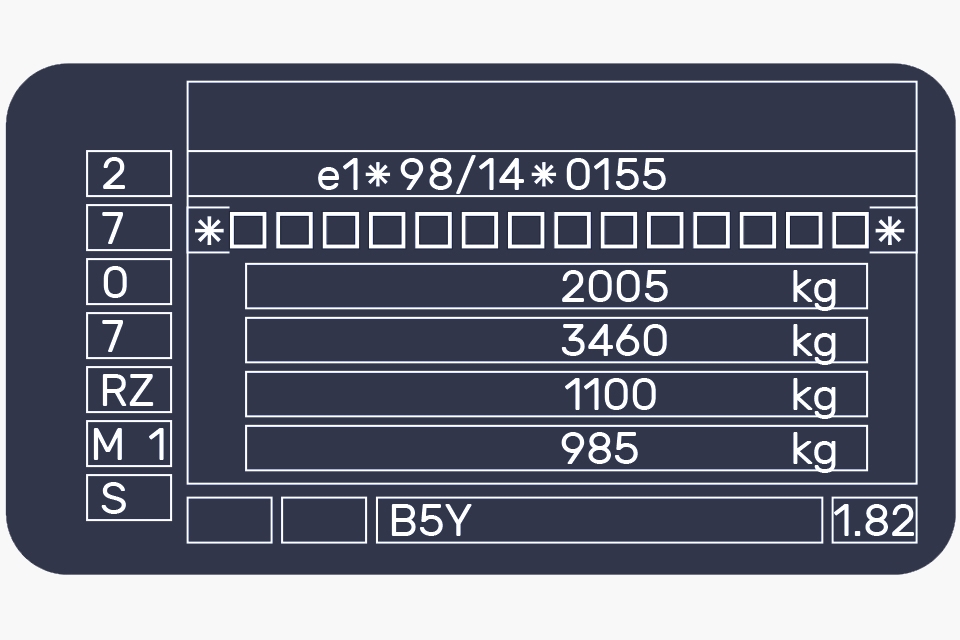 Vehicle plate
